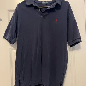 Ralph Lauren Men's Dark Blue Polo Shirt
